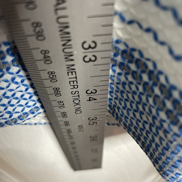 Tommy Hilfiger Dress Womens 10 White Blue Stripe Sheath Sleeveless - Picture 7 of 7